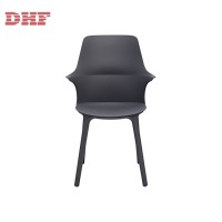 Simple Household Plastic Horn European Backrest Modern Designer Armchair Hotel